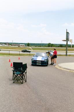 Lanes were carefully marked so the cruisers knew exactly what to do.